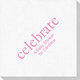 Big Word Celebrate Luxury Deville Napkins Image 4 of 4